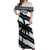 Custom Fiji 2024 Rugby Off Shoulder Maxi Dress Fijian Tapa Pattern