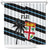 Fiji 2024 Rugby Shower Curtain Fijian Tapa Pattern