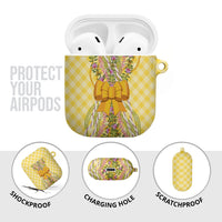 Hawaii Palaka Pikake Lokelani Plumeria AirPods Case Melemele Coquette Bow