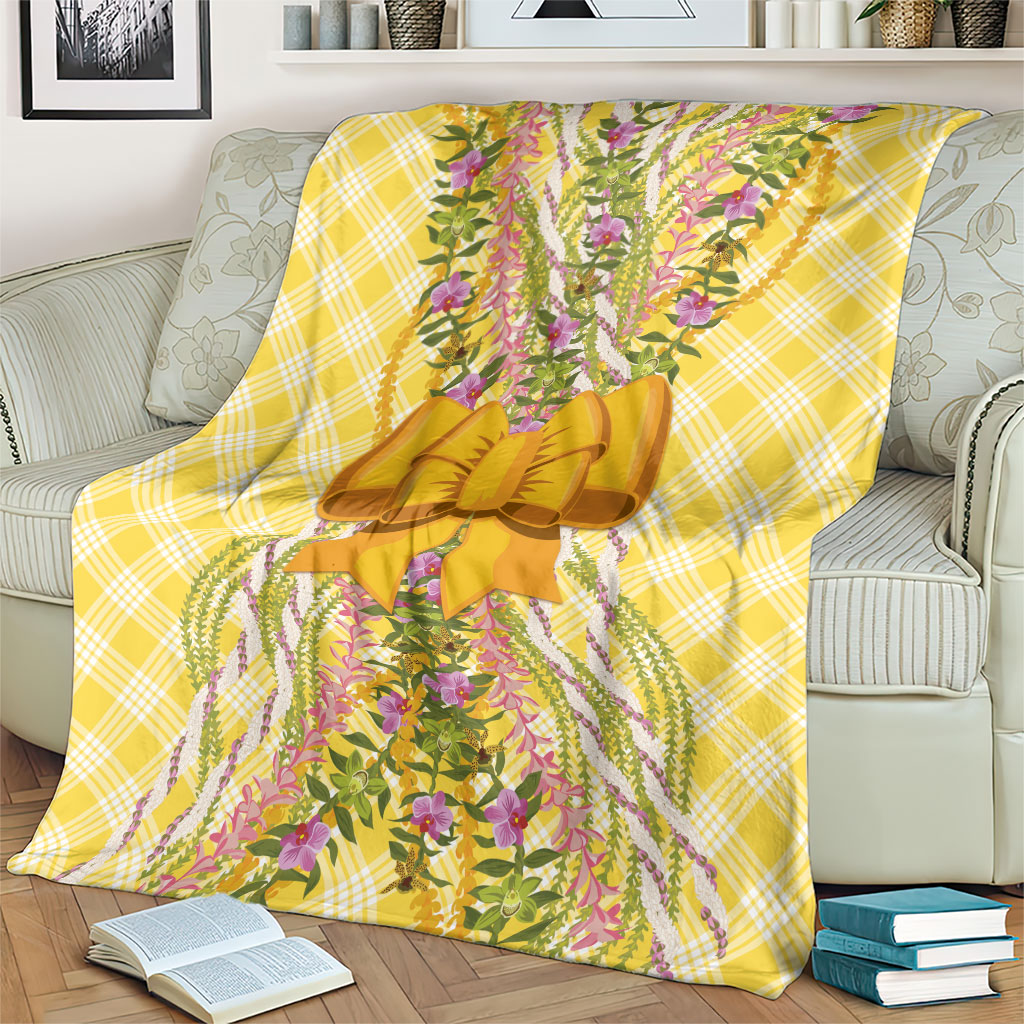 Hawaii Palaka Pikake Lokelani Plumeria Blanket Melemele Coquette Bow