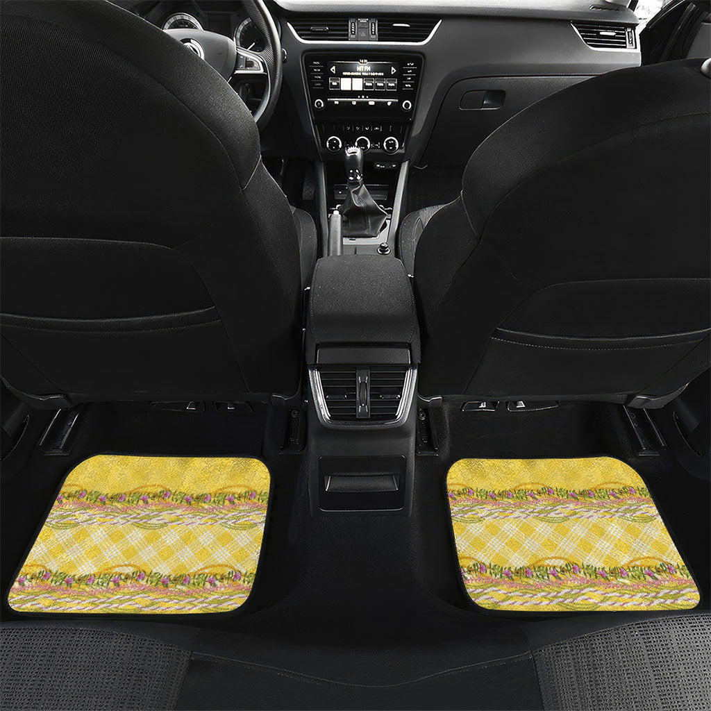 Hawaii Palaka Pikake Lokelani Plumeria Car Mats Melemele Coquette Bow