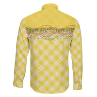 Hawaii Palaka Pikake Lokelani Plumeria Family Matching Off Shoulder Maxi Dress and Hawaiian Shirt Melemele Coquette Bow