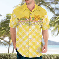 Hawaii Palaka Pikake Lokelani Plumeria Hawaiian Shirt Melemele Coquette Bow