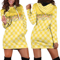 Hawaii Palaka Pikake Lokelani Plumeria Hoodie Dress Melemele Coquette Bow