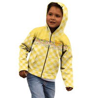 Hawaii Palaka Pikake Lokelani Plumeria Kid Hoodie Melemele Coquette Bow