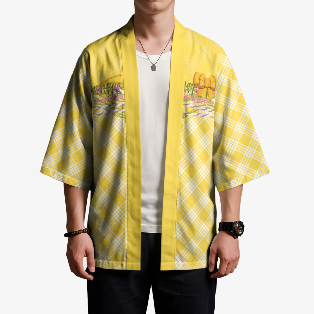 Hawaii Palaka Pikake Lokelani Plumeria Kimono Melemele Coquette Bow