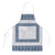 Samoa Siapo Blue Trimmed Apron Samoa White Sunday - Polynesian Pride