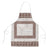 Samoa Siapo Brown Trimmed Apron Samoa White Sunday - Polynesian Pride