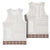 Samoa Siapo Brown Trimmed Basketball Jersey Samoa White Sunday - Polynesian Pride
