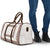 Samoa Siapo Brown Trimmed Travel Bag Samoa White Sunday - Polynesian Pride