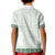 Samoa Siapo Green Trimmed Kid Polo Shirt Samoa White Sunday - Polynesian Pride