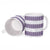 Samoa Siapo Purple Trimmed Ceramic Mug Samoa White Sunday - Polynesian Pride
