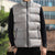 Samoa Siapo Red Trimmed Sleeveless Puffer Jacket Samoa White Sunday - Polynesian Pride