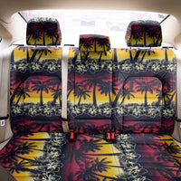 Hawaii Hibiscus Palm Tree Sunset Back Car Seat Cover Tropical Style - Polynesian Pride
