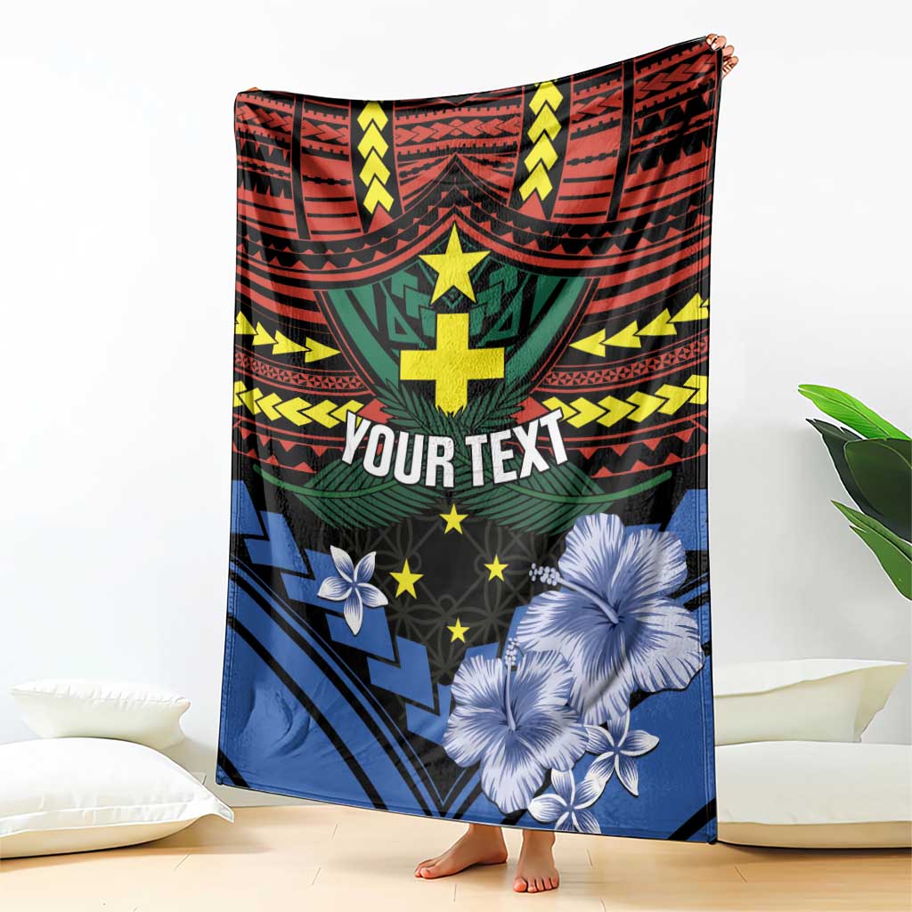 Personalised Vanuatu Tafea Province Blanket Unique Tropical Tribal Pattern LT01 - Polynesian Pride