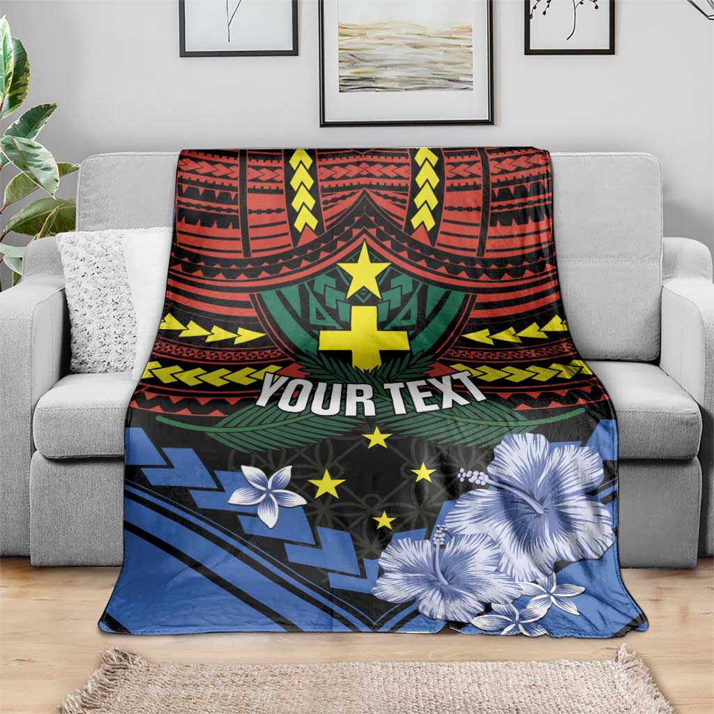 Personalised Vanuatu Tafea Province Blanket Unique Tropical Tribal Pattern LT01 - Polynesian Pride