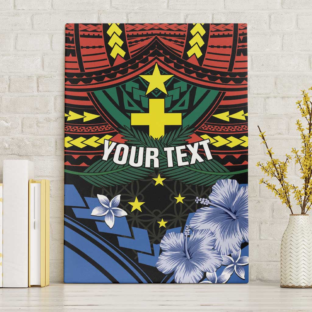 Personalised Vanuatu Tafea Province Canvas Wall Art Unique Tropical Tribal Pattern LT01 Without Frame Colorful - Polynesian Pride
