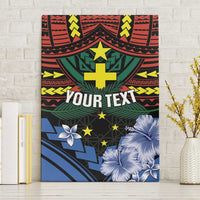 Personalised Vanuatu Tafea Province Canvas Wall Art Unique Tropical Tribal Pattern LT01 Without Frame Colorful - Polynesian Pride