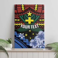 Personalised Vanuatu Tafea Province Canvas Wall Art Unique Tropical Tribal Pattern LT01 - Polynesian Pride