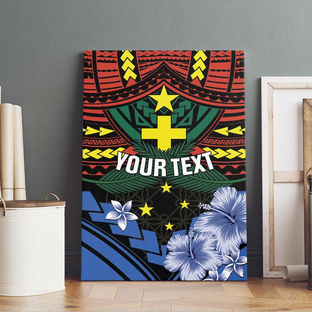 Personalised Vanuatu Tafea Province Canvas Wall Art Unique Tropical Tribal Pattern LT01 - Polynesian Pride