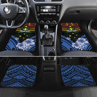 Personalised Vanuatu Tafea Province Car Mats Unique Tropical Tribal Pattern LT01 Set 4pcs Colorful - Polynesian Pride