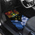 Personalised Vanuatu Tafea Province Car Mats Unique Tropical Tribal Pattern