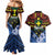 Personalised Vanuatu Tafea Province Couples Matching Mermaid Dress and Hawaiian Shirt Unique Tropical Tribal Pattern