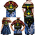 Personalised Vanuatu Tafea Province Family Matching Off Shoulder Maxi Dress and Hawaiian Shirt Unique Tropical Tribal Pattern