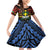 Personalised Vanuatu Tafea Province Family Matching Off Shoulder Short Dress and Hawaiian Shirt Unique Tropical Tribal Pattern