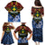 Personalised Vanuatu Tafea Province Family Matching Puletasi and Hawaiian Shirt Unique Tropical Tribal Pattern