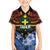 Personalised Vanuatu Tafea Province Family Matching Puletasi and Hawaiian Shirt Unique Tropical Tribal Pattern