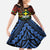 Personalised Vanuatu Tafea Province Family Matching Short Sleeve Bodycon Dress and Hawaiian Shirt Unique Tropical Tribal Pattern