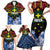 Personalised Vanuatu Tafea Province Family Matching Short Sleeve Bodycon Dress and Hawaiian Shirt Unique Tropical Tribal Pattern