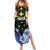 Personalised Vanuatu Tafea Province Family Matching Summer Maxi Dress and Hawaiian Shirt Unique Tropical Tribal Pattern