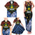 Personalised Vanuatu Tafea Province Family Matching Tank Maxi Dress and Hawaiian Shirt Unique Tropical Tribal Pattern