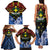 Personalised Vanuatu Tafea Province Family Matching Tank Maxi Dress and Hawaiian Shirt Unique Tropical Tribal Pattern