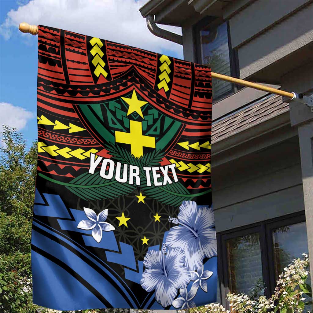 Personalised Vanuatu Tafea Province Garden Flag Unique Tropical Tribal Pattern LT01 - Polynesian Pride
