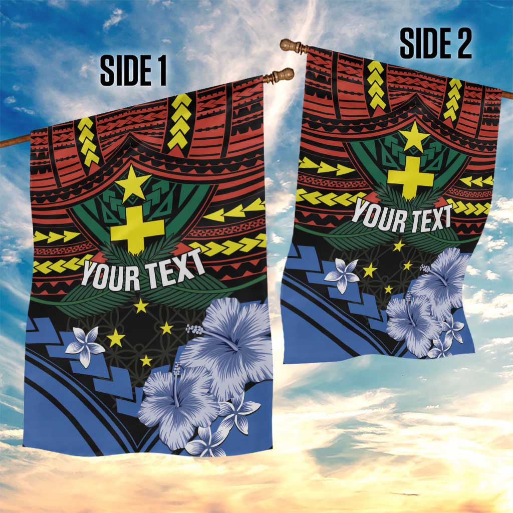 Personalised Vanuatu Tafea Province Garden Flag Unique Tropical Tribal Pattern LT01 - Polynesian Pride