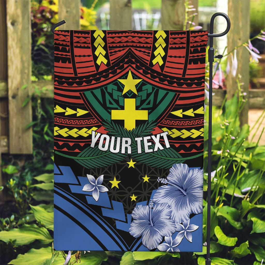 Personalised Vanuatu Tafea Province Garden Flag Unique Tropical Tribal Pattern LT01 Garden Flag Colorful - Polynesian Pride