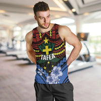 Personalised Vanuatu Tafea Province Men Tank Top Unique Tropical Tribal Pattern LT01 Colorful - Polynesian Pride