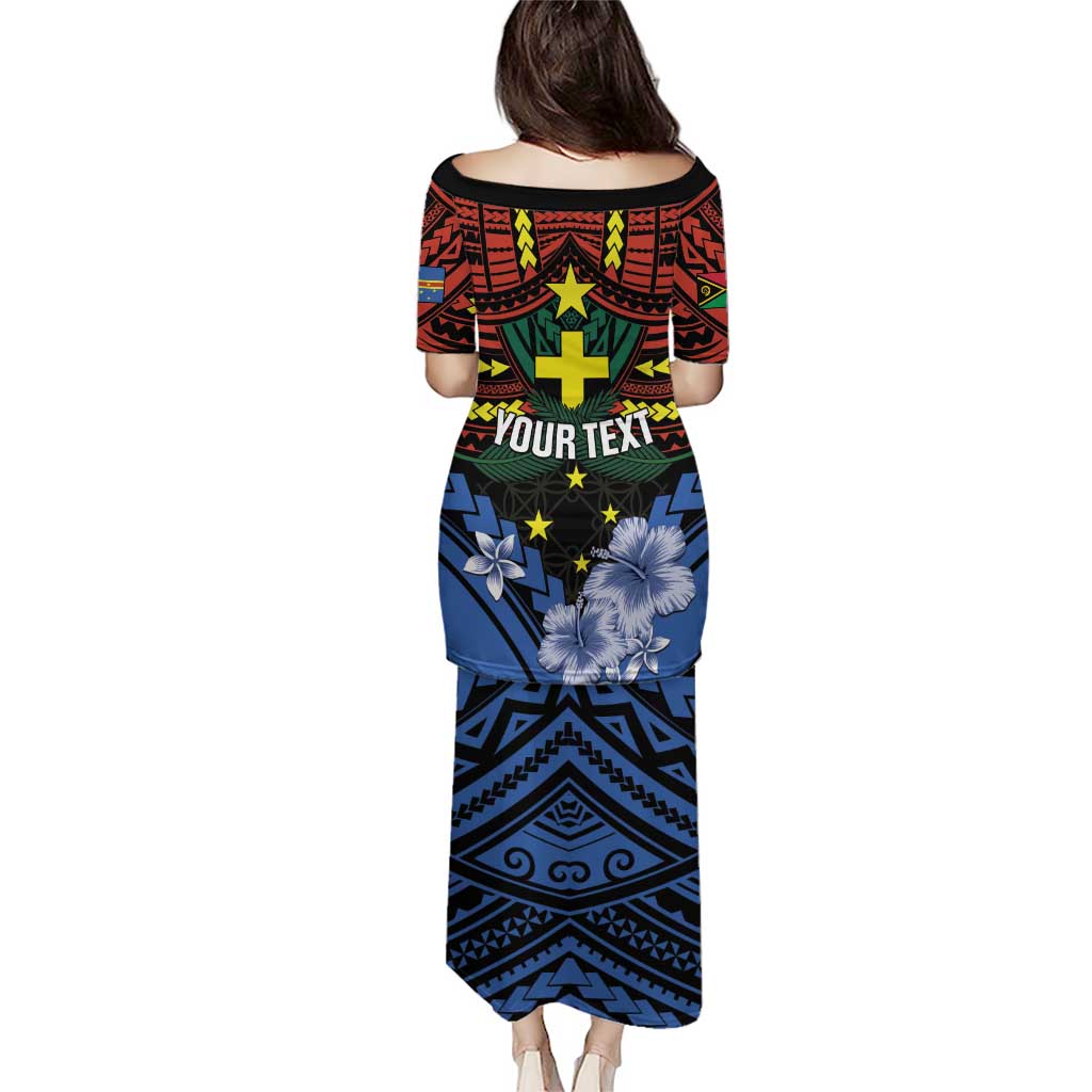 Personalised Vanuatu Tafea Province Puletasi Unique Tropical Tribal Pattern LT01 - Polynesian Pride