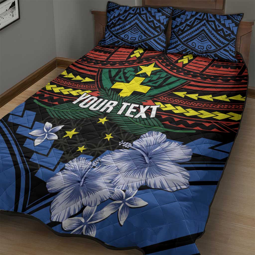 Personalised Vanuatu Tafea Province Quilt Bed Set Unique Tropical Tribal Pattern LT01 - Polynesian Pride