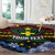 Personalised Vanuatu Tafea Province Round Carpet Unique Tropical Tribal Pattern