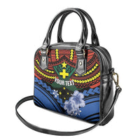 Personalised Vanuatu Tafea Province Shoulder Handbag Unique Tropical Tribal Pattern