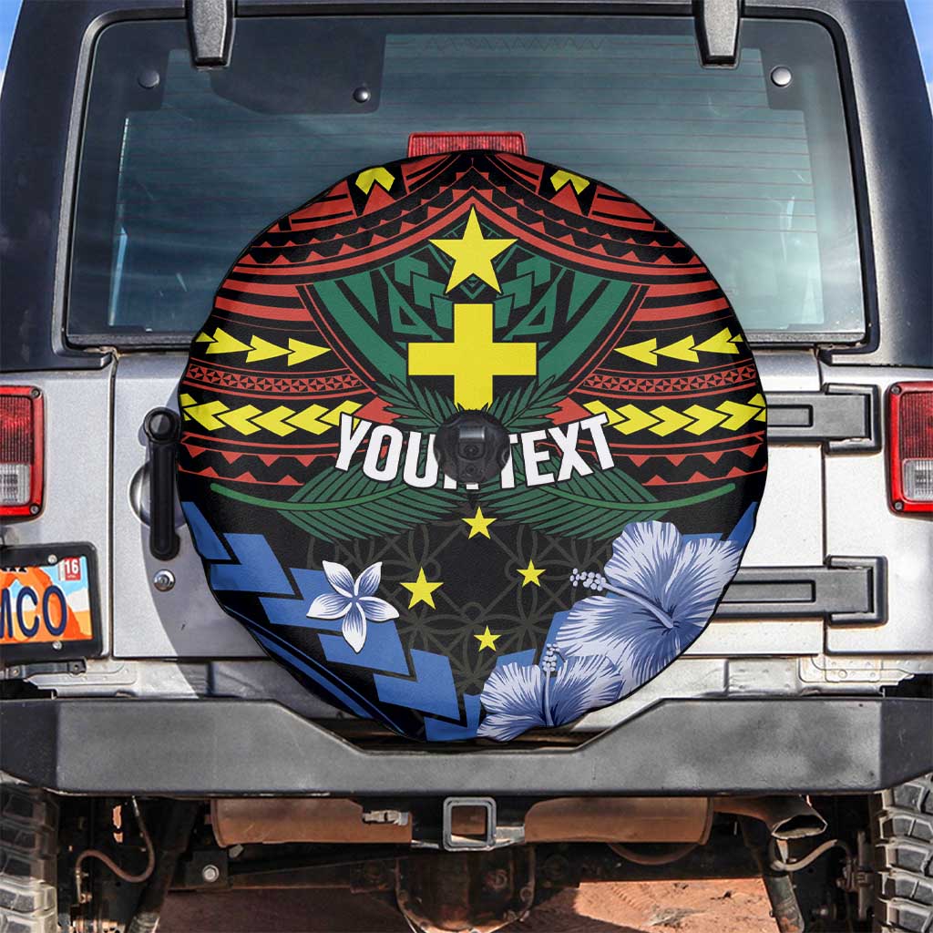 Personalised Vanuatu Tafea Province Spare Tire Cover Unique Tropical Tribal Pattern LT01 Colorful - Polynesian Pride