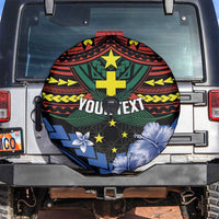 Personalised Vanuatu Tafea Province Spare Tire Cover Unique Tropical Tribal Pattern LT01 Colorful - Polynesian Pride