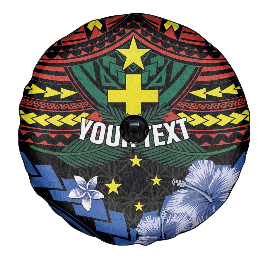 Personalised Vanuatu Tafea Province Spare Tire Cover Unique Tropical Tribal Pattern LT01 - Polynesian Pride