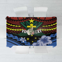 Personalised Vanuatu Tafea Province Tablecloth Unique Tropical Tribal Pattern LT01 Colorful - Polynesian Pride