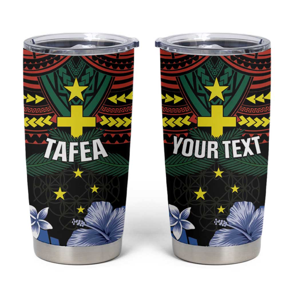 Personalised Vanuatu Tafea Province Tumbler Cup Unique Tropical Tribal Pattern LT01 Colorful - Polynesian Pride