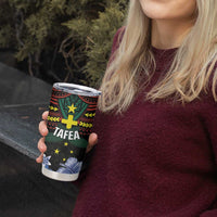 Personalised Vanuatu Tafea Province Tumbler Cup Unique Tropical Tribal Pattern LT01 - Polynesian Pride